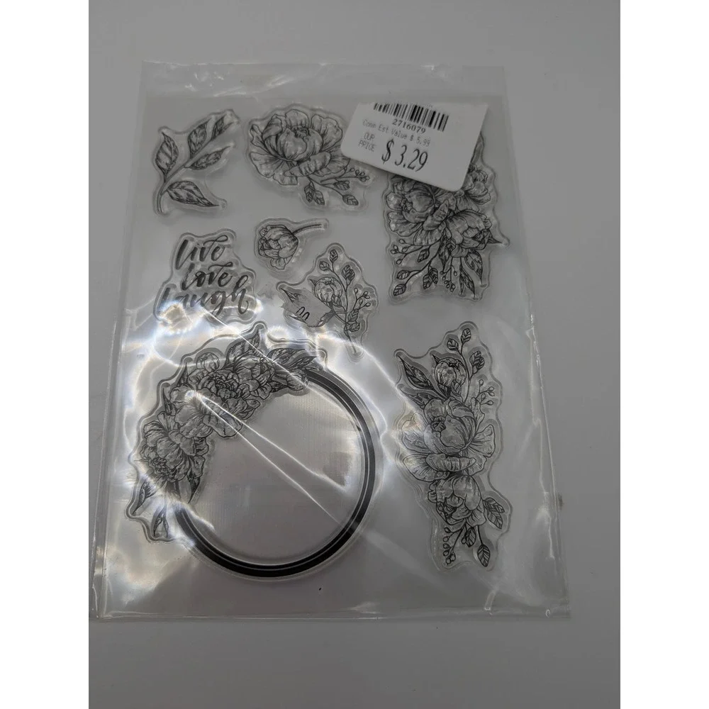 Clear SILICONE Stamp Lot DIY GYPSY Mystical Celestial Botanical Moon Floral Boho